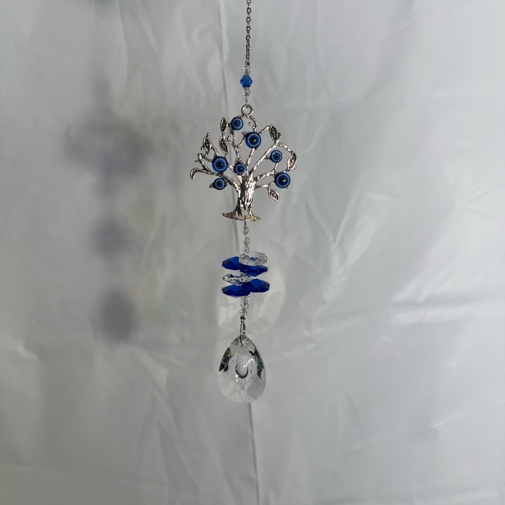 Silver and Blue Suncatcher